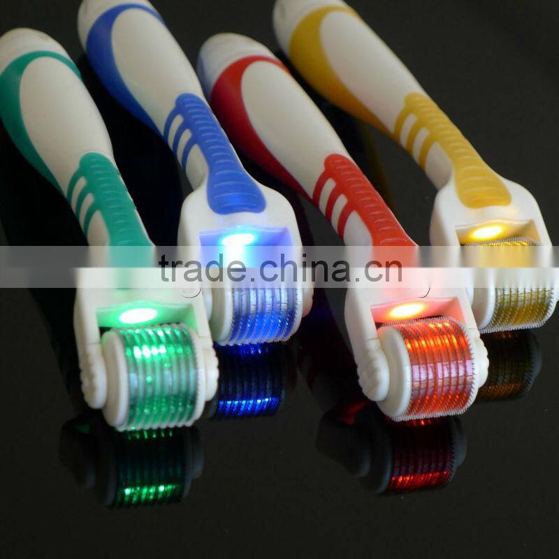 latest high quality derma roller with 4 bio lights