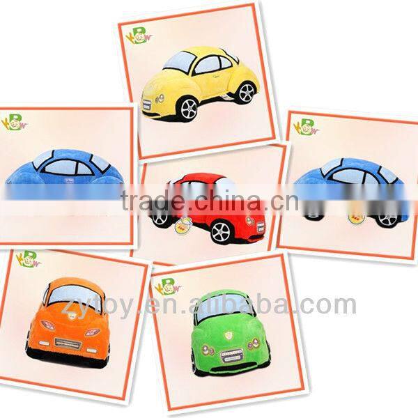 Custom colorful big size stuffed car toys