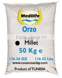 WholeSale Orzo Barley 100% Durum Wheat semolina flour. Ultra Premium quality Orzo Barley. WholeSale Orzo Medium Grain Bag 50 Kg.