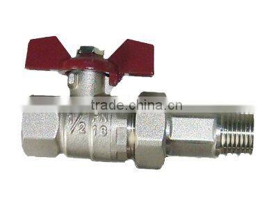 Durable biogas pipe connection valve