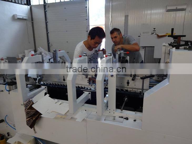 pre-fold gluing folding machine for cardboard gluer with CE