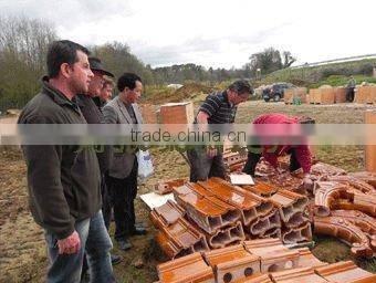 kaolin gold waterproof dried fish scale roof tile cheap