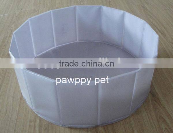 Green Portable Foldable Dog Swimming Pool Deluxe