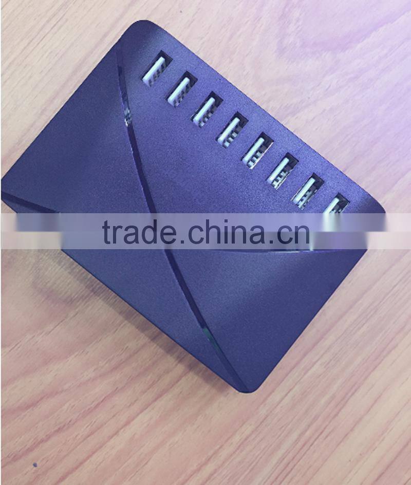 Electric 8 USB plugs travel charger with surge protector