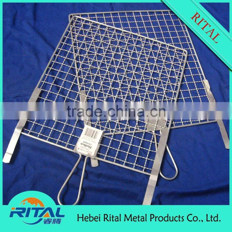 Rectangular Disposable Wire Mesh BBQ Grill Grates