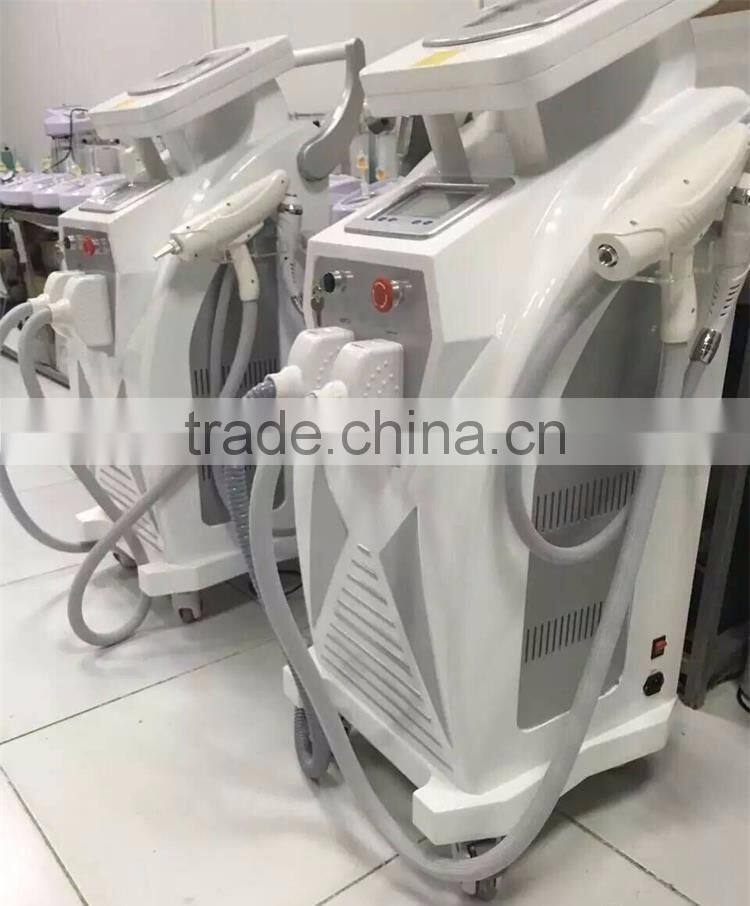 Mutifuction ipl rf laser hair removal equipment/opt hair removal machine