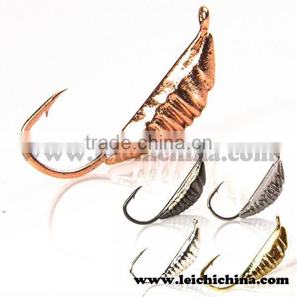 different size wholesale Tiny Caterpillar tungsten ice fishing jigs