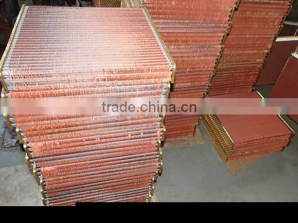 Aluminum radiator core assembly with header plate