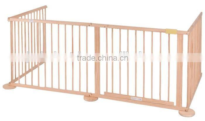 European standard 4 Side Baby Child Wooden Foldable Kids Playpen Baby Playpen