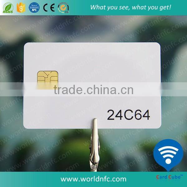 Blank Plastic PVC FM4428 Contact Smart Card
