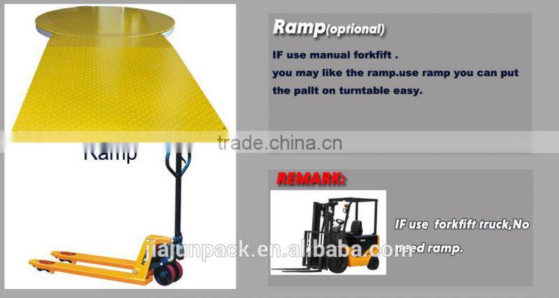 Pallet wrapping mchine