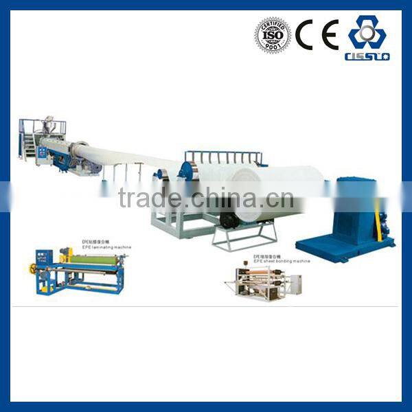 CE STANDARD HIGH OUTPUT EPE FOAM SHEET EXTRUSION LINE, EPE SHEET FOAMING LINE