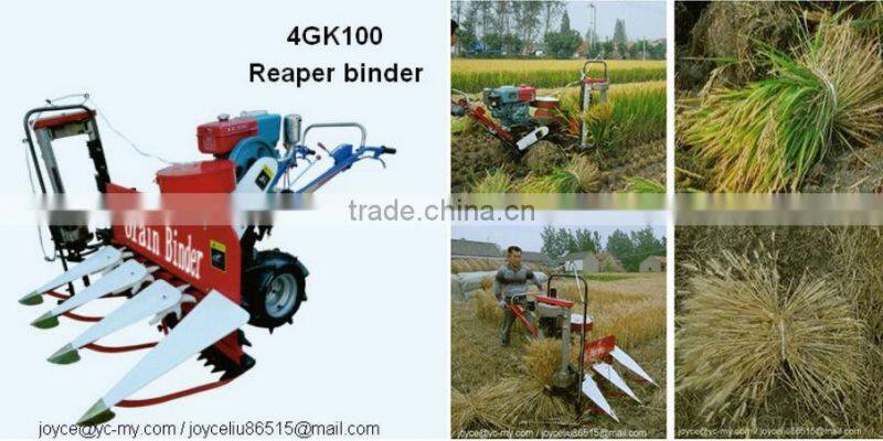 8Hp Matched Powergrain reaper binder for sale (rice reaper binder,wheat reaper binder)