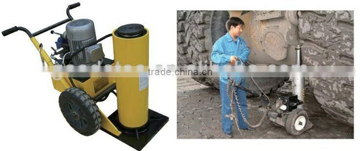 All Heights with Electric Pumps 50 and 100 ton Power Lifting Jack