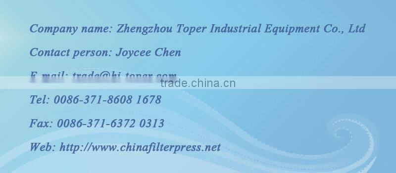 Continous operation belt filter press for effluent treatment plant