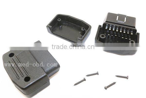 OBD2 J1962m Male Plug with Enclosure without Hole