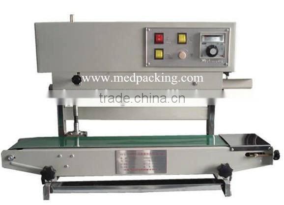 FR900V Vertical Plastic Film Sealing Machine With Bag Mouth Upward