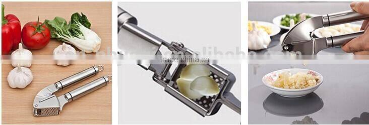 Garlic Press and Mincer, Industrial 18/10 Stainless Steel, Mince Unpeeled Garlic Cloves With Ease