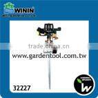 Outdoor Watering Metal Sprinkler With Metal Spike