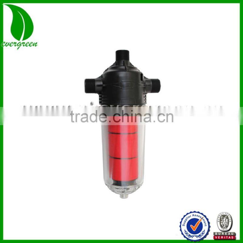 Popular irrigation 2.5" transparent body 120 mesh disc water filter