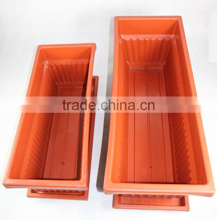AU950 Rectangular plastic planter box garden pot