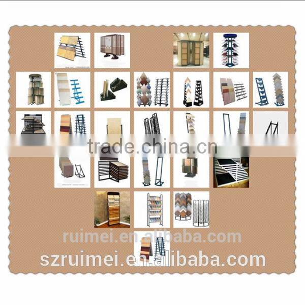 Customized Floor Standing Multi-tier Ceramic Tile Display