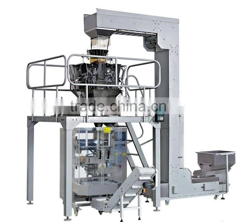 automatic potato chips/chips bugle snacks food packing machine 86-15553158922