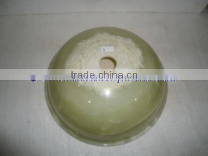 GOOD QUALITY PURE GREEN ONYX ROUND SINKS AND BASINS