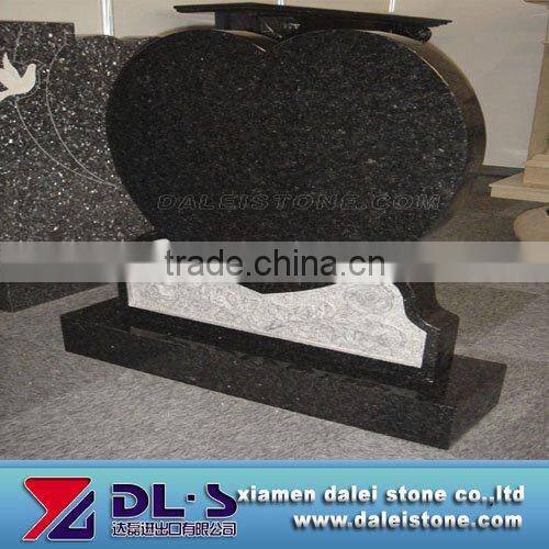 black granite headstones