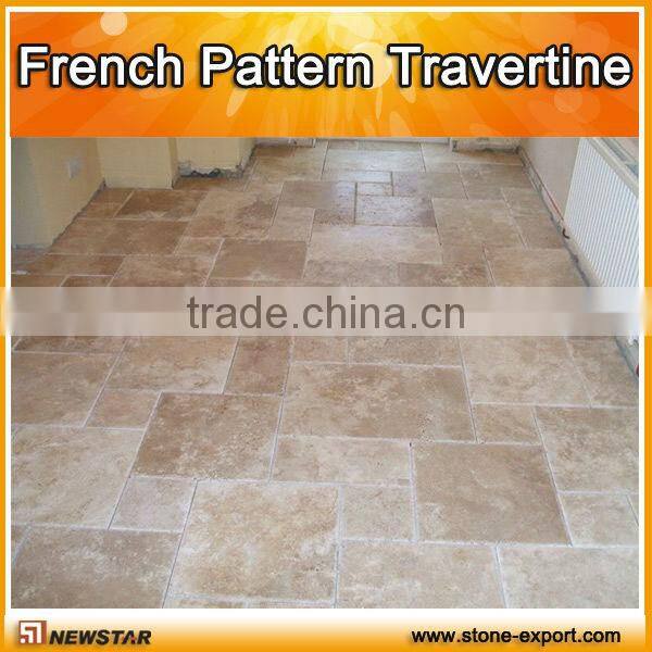 polished walnut travertine