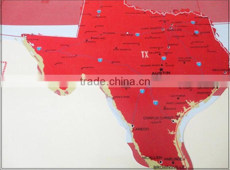 CT-537 Map USA Carry travel gifts