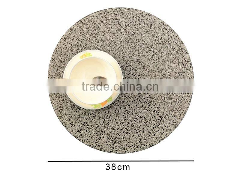 Round EVA Insulation Stain-resistant Dining Room Placemats - Set of 12