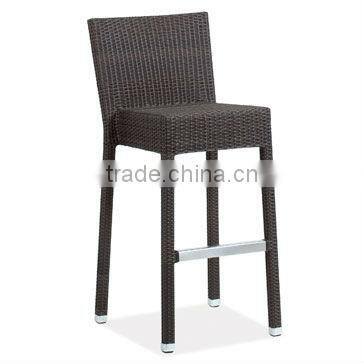 2017 TRADE ASSURANCE Most Popular new design outdoor aluminium frame resin wicker bar table set furniture