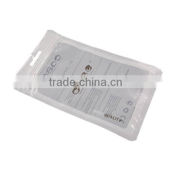 Transparent white pearl film OPP bags packing,plastic packaging bag