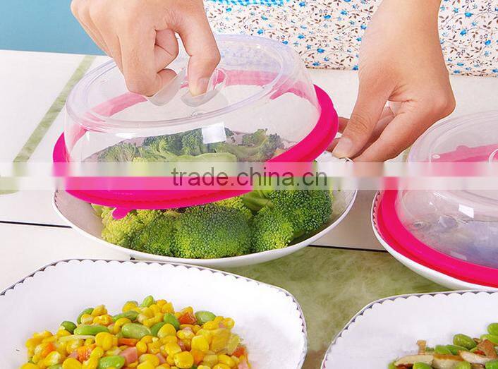 Prevent oil splash Food heating Insulation Plastic Microwave cover