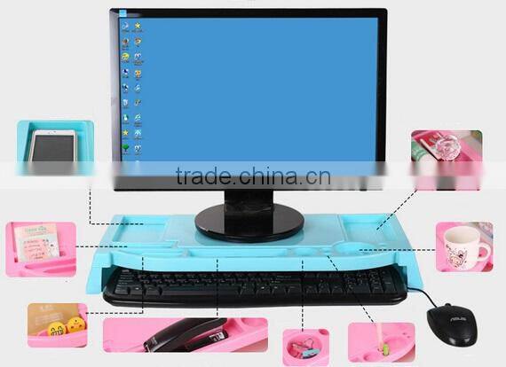 Adjustable Height Desktop Keyboard Storage Box