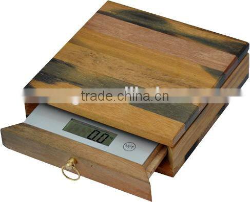 High Precision Bamboo Wooden Kitchen Scale