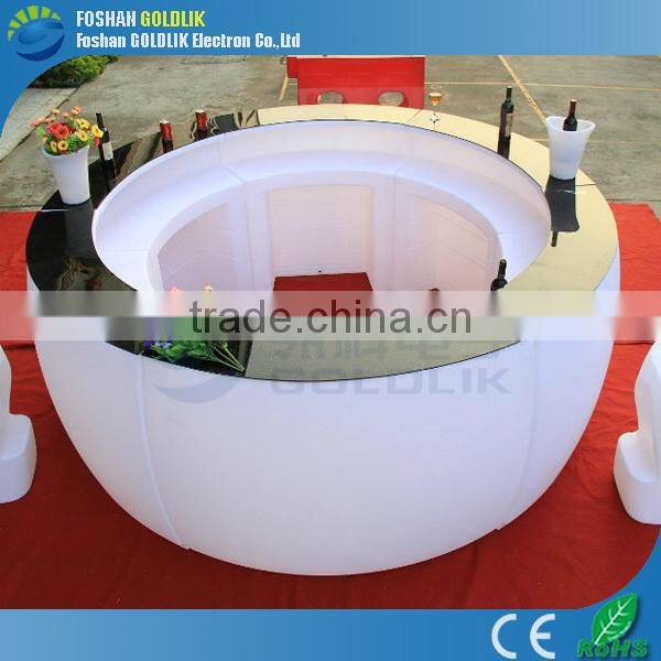 Design commercial bar counters with RGB 16 colors for choice GKT-031BC