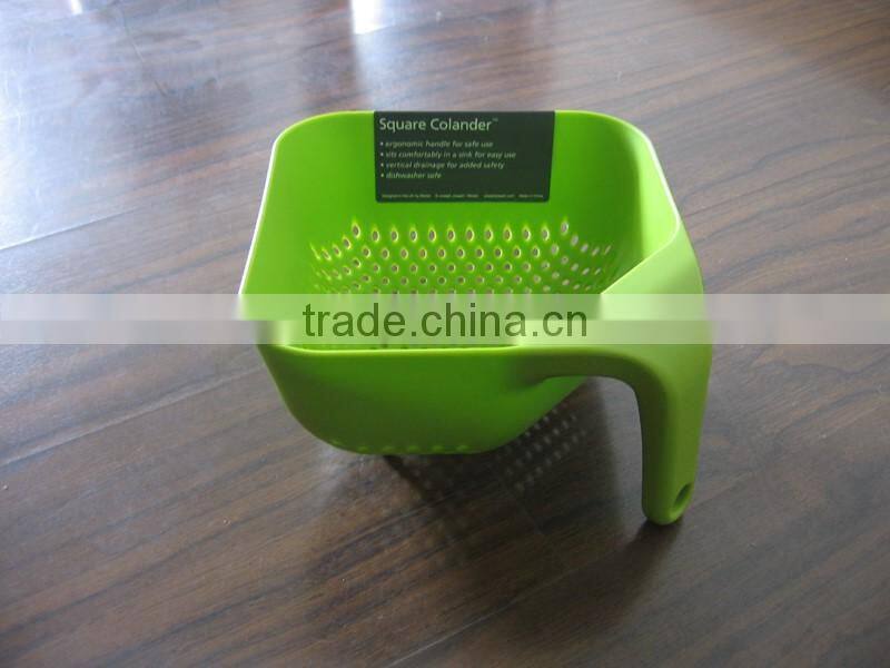 2016 Hot Sales PP Plastic Colorful Foldable Household Colander