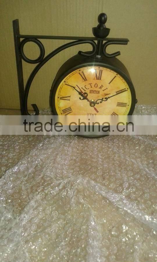 copper plated table clock
