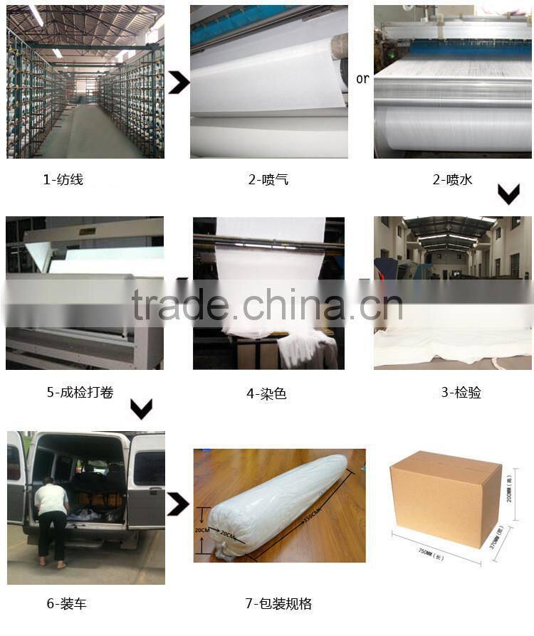 150D cationic polyester linen-like fabric double color used for clothes