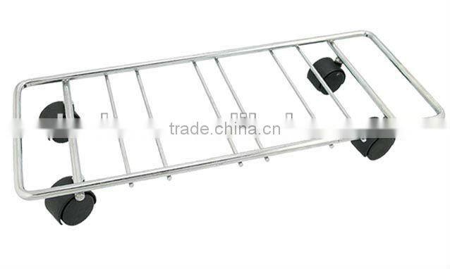 HIGH QUALITY home removable metal flower shelf Plant Trolley wheel flower shelf