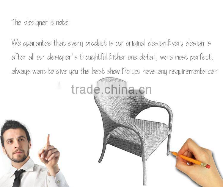 Modern office simple folding living room and outdoor rattan chair