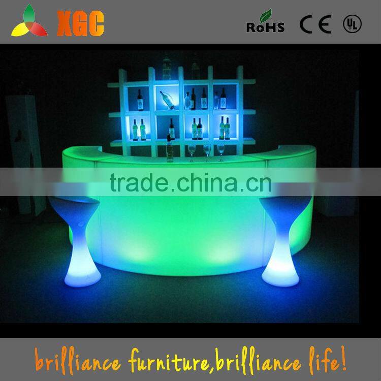 Modern plastic 16 colors changing wine holder