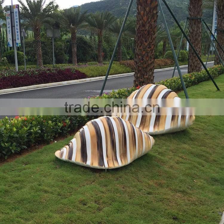 Fiberglass conch sculpture