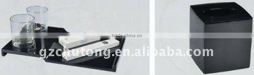 2011Newest Hotel resin supplies(highlight black series)