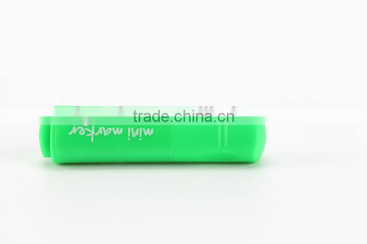 2016 hot selling eco highlighter plastic touch pen