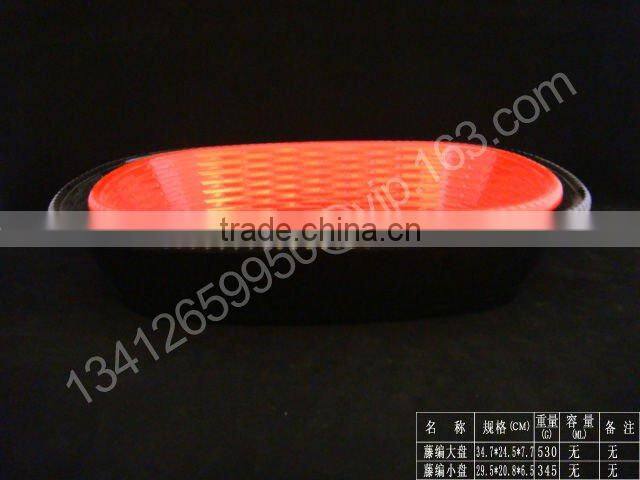 Melamine plate dinnerware set melamine apple plate and bowl set