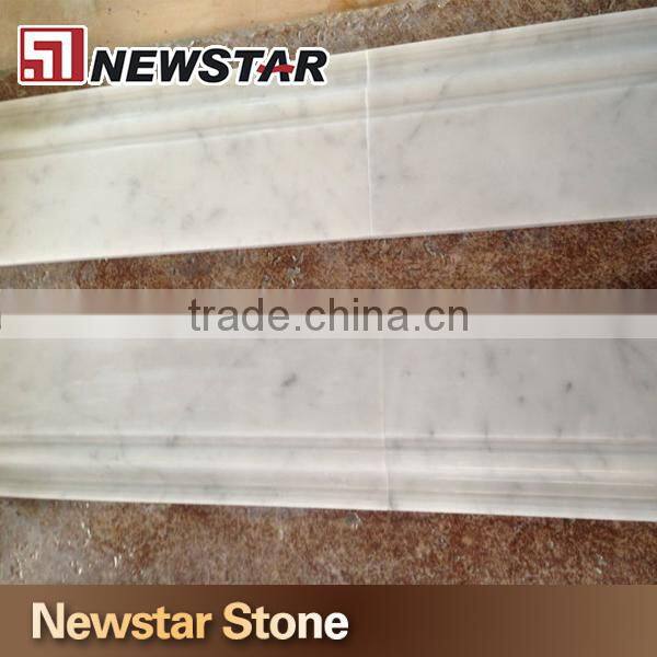 white polished marble door threshold