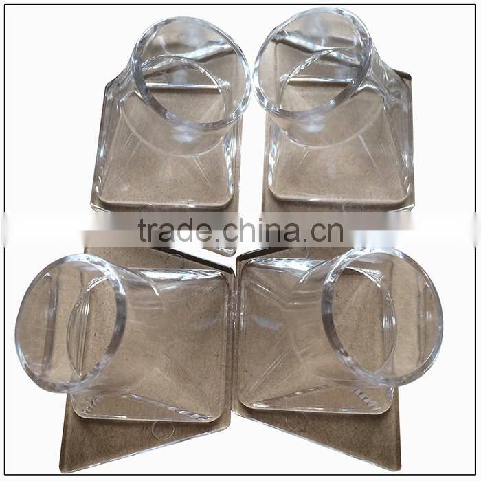 Alibaba custom transparent pc cover plastic mold maker